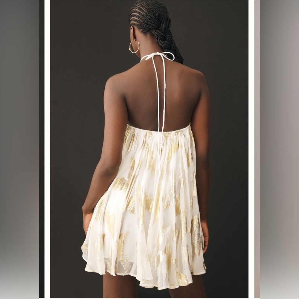 NWT - Anthropologie Halter Swing Dress - Size 1X - Picture 2 of 7